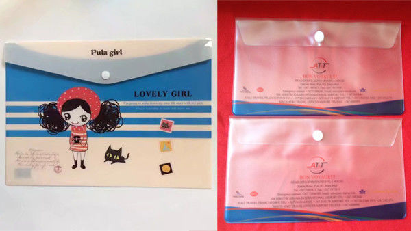 A4/5/6 A3 Zipper Clear Document Pouch Waterproof Box File Folder Envelope Carry