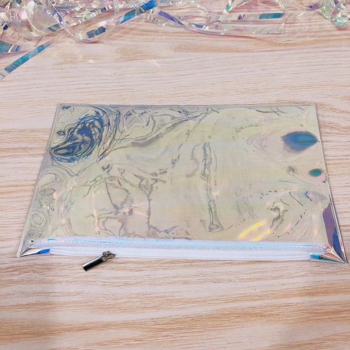 Schitter van de de Zak Duidelijke Laser van Pvc Holografische het Merk van de de Make-up Privé Kleding Kosmetische Verpakking
