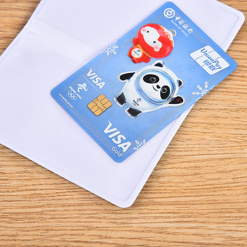 Tag Badge Pvc Name Card Holder Waterproof Tear Proof Tear Resistant Plastic Pvc Toploader