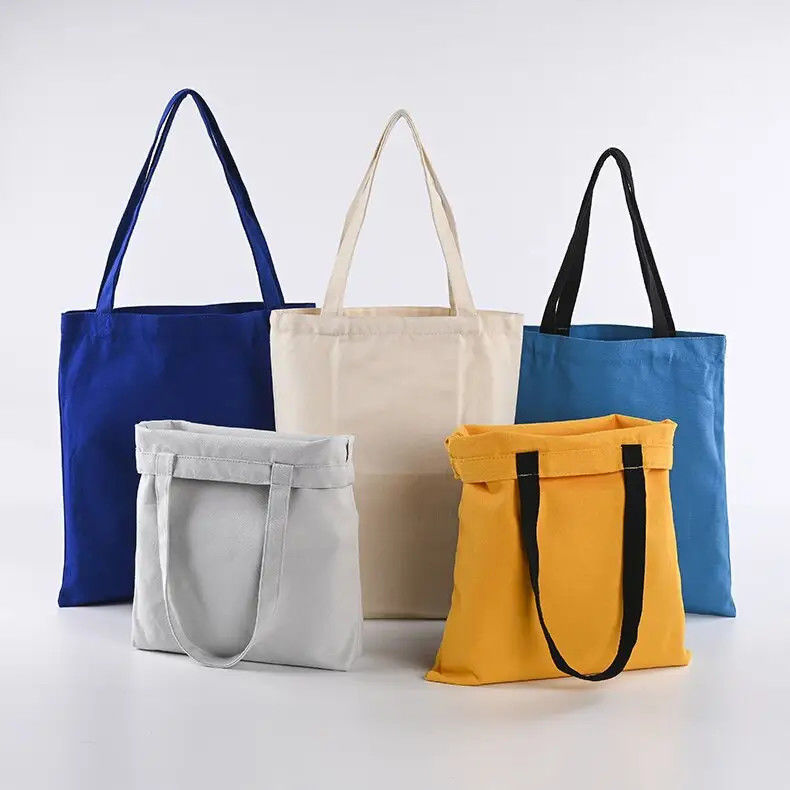 El algodón de 12 onzas de 10 onzas personalizó el barco de lona Tote Bags With Pockets Large personalizado