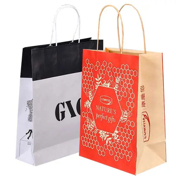 El empaquetado de plata del boutique de los zapatos de la ropa de Tote Bag Paper Carry Garment se lleva