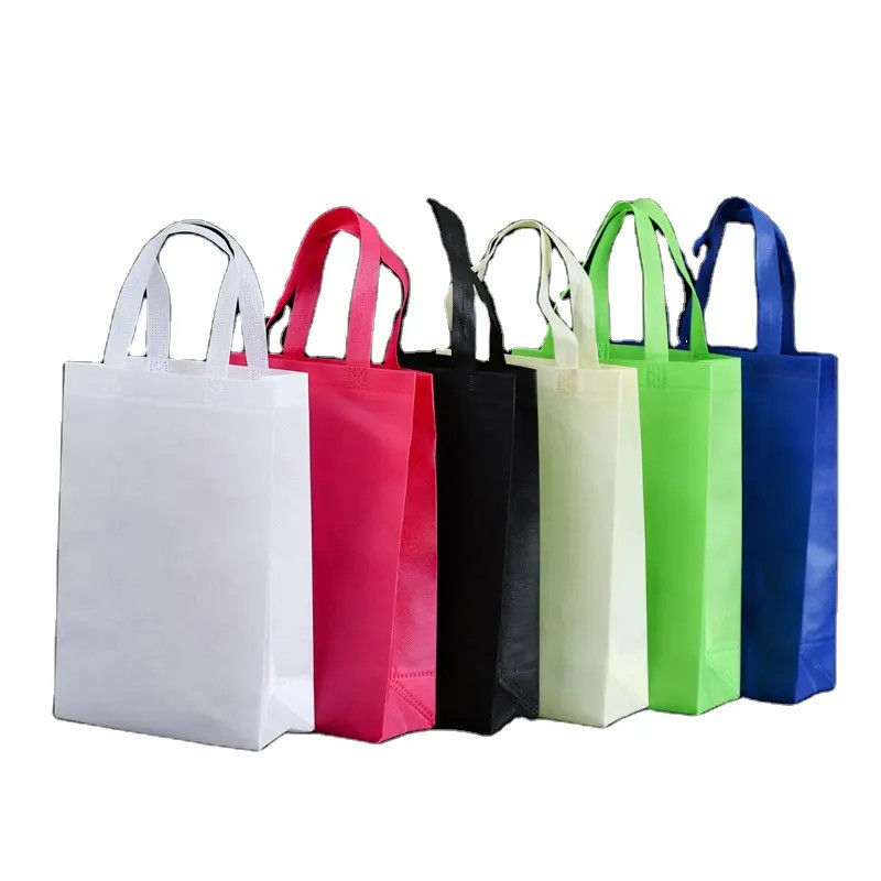 Manijas de papel de encargo de la cuerda del algodón de las compras de la moda de Tote Bags Washable Lunch Party de la playa