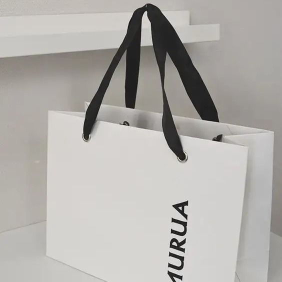 Bolsa de papel grande de la venta al por menor de Kraft de la playa Tote Bag Grocery Shopping Gift con la manija