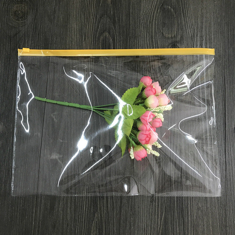 8 Mil 10 Mil Small PVC Jewelry zipper Bags Packaging Transparent Cosmetic Clothing Sealed
