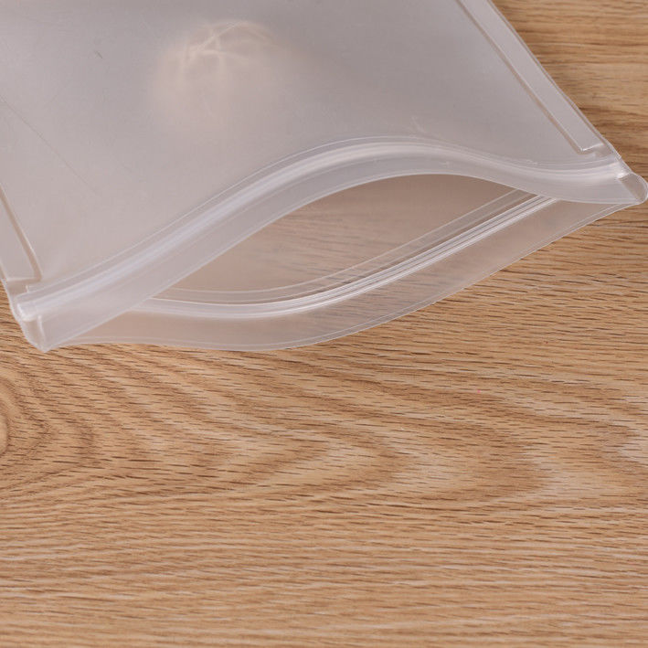 10 X 10 1.5 X 1.5 12 X 15 Custom Logo Pvc Frosted zipper Bags Heavy Duty Jewelry Packaging