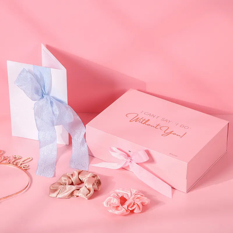 8x10 8x12 8x8 personalizó la caja de papel para la boda de empaquetado Flip Top de papel del regalo
